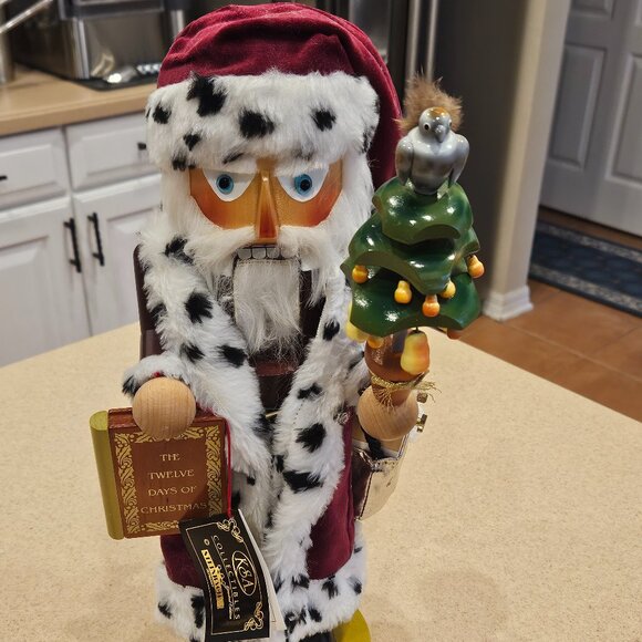 STEINBACH PARTRIDGE IN A PEAR TREE 12 DAYS CHRISTMAS GERMAN NUTCRACKER - Picture 1 of 13